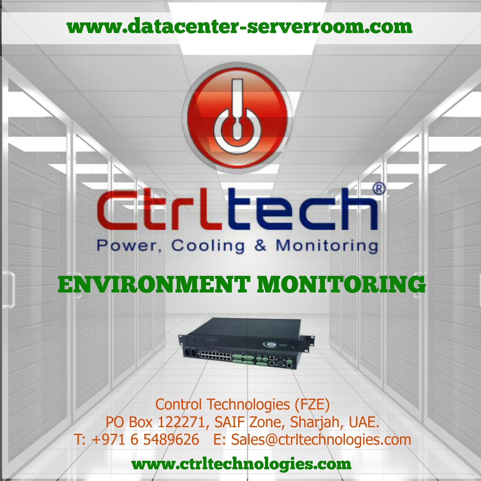 Data Center & Server Room Environmental Monitoring